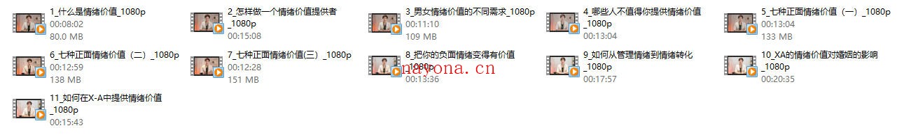 北乔老师《女性智慧人生-情绪价值》11集