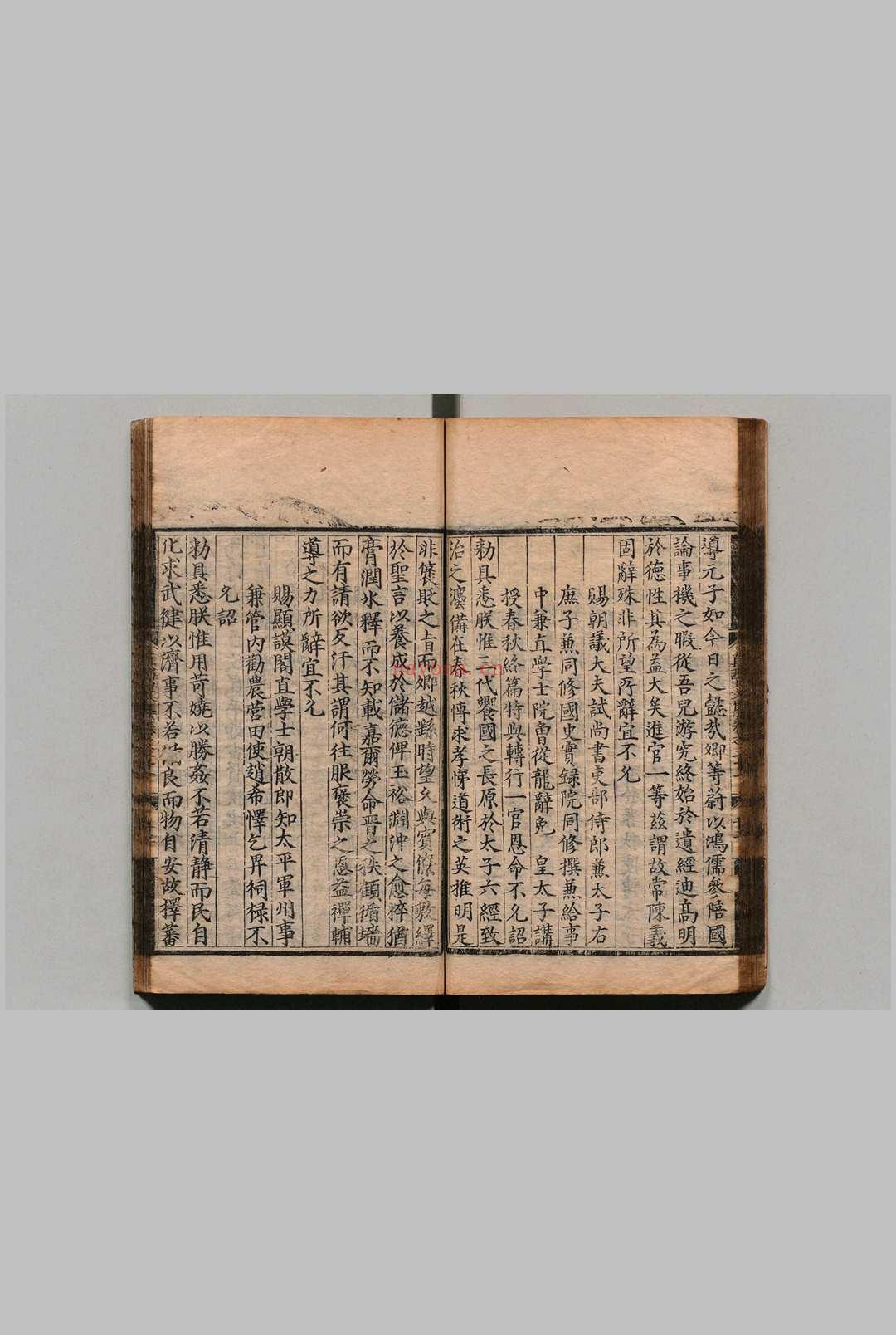 西山先生真文忠公文集 55卷 真德秀(宋)黄巩(明)刊本 ,明嘉靖间