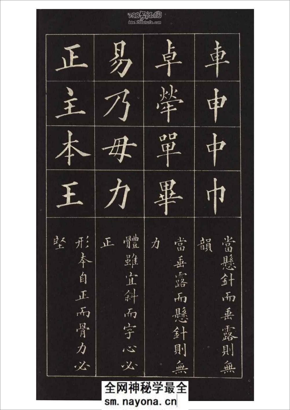 (明)黄自元楷书九十二法 - 第2页预览图