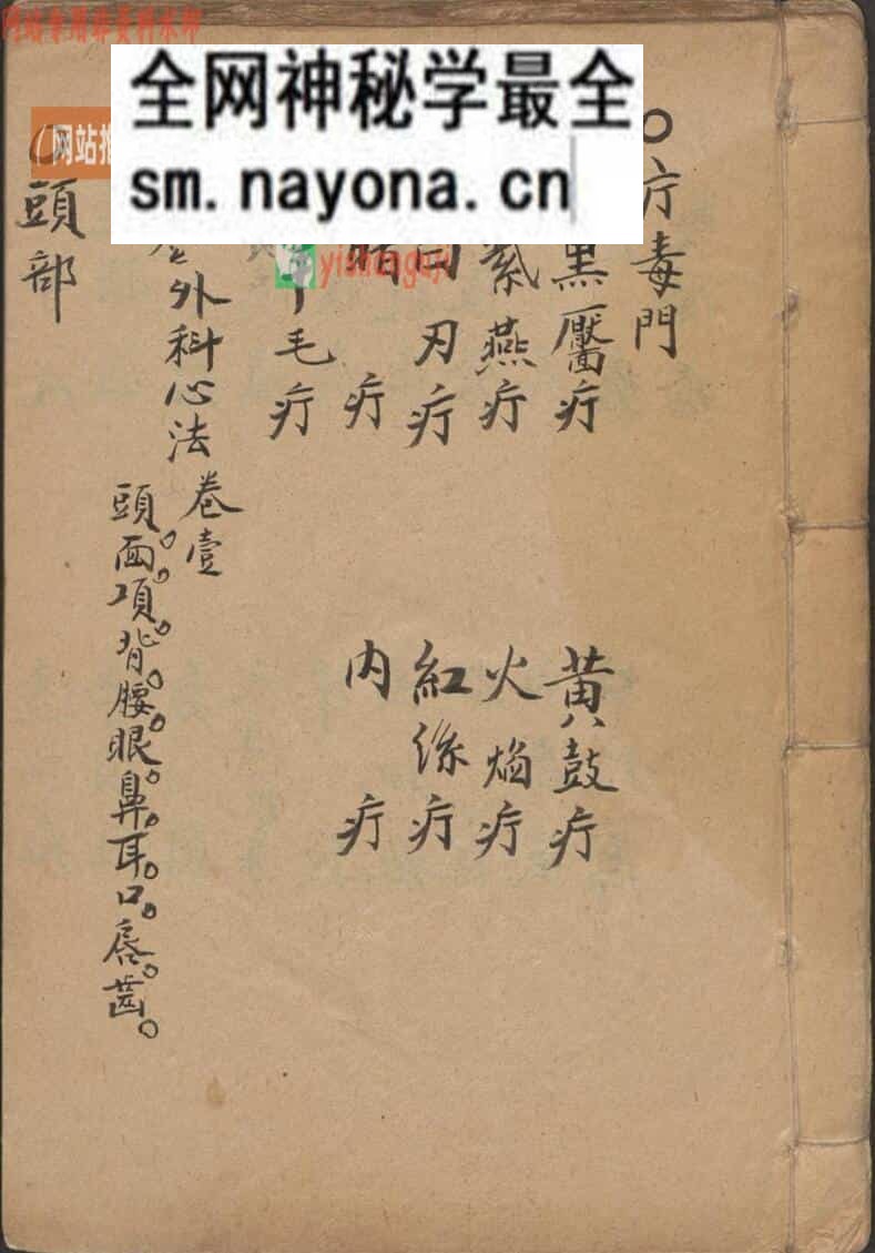 医宗金鉴.外科心法