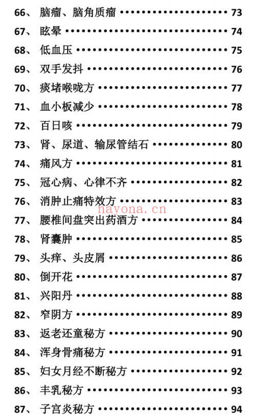 家传一百零一方
