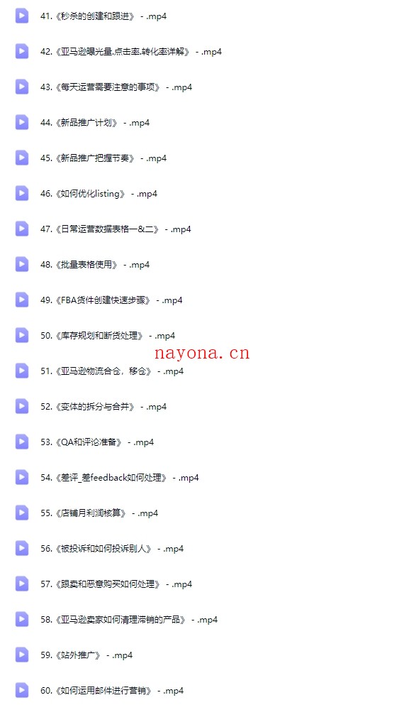 亚马逊运营实战课程，亚马逊从入门到精通，性价比高，相当于市面万元以上元课程（荣创出海.白龙）【Ac-0036】