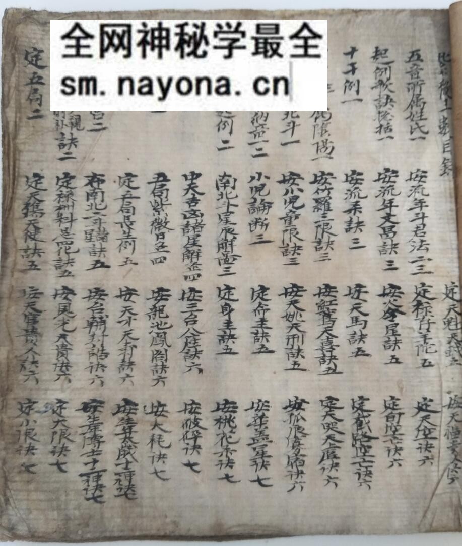 紫微斗数古籍《紫微斗数民间本》