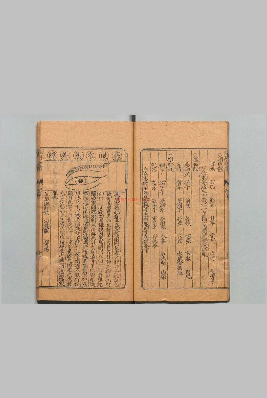 新刻秘传眼科七十二证全书 哀学渊 万历32年 杨泰斋