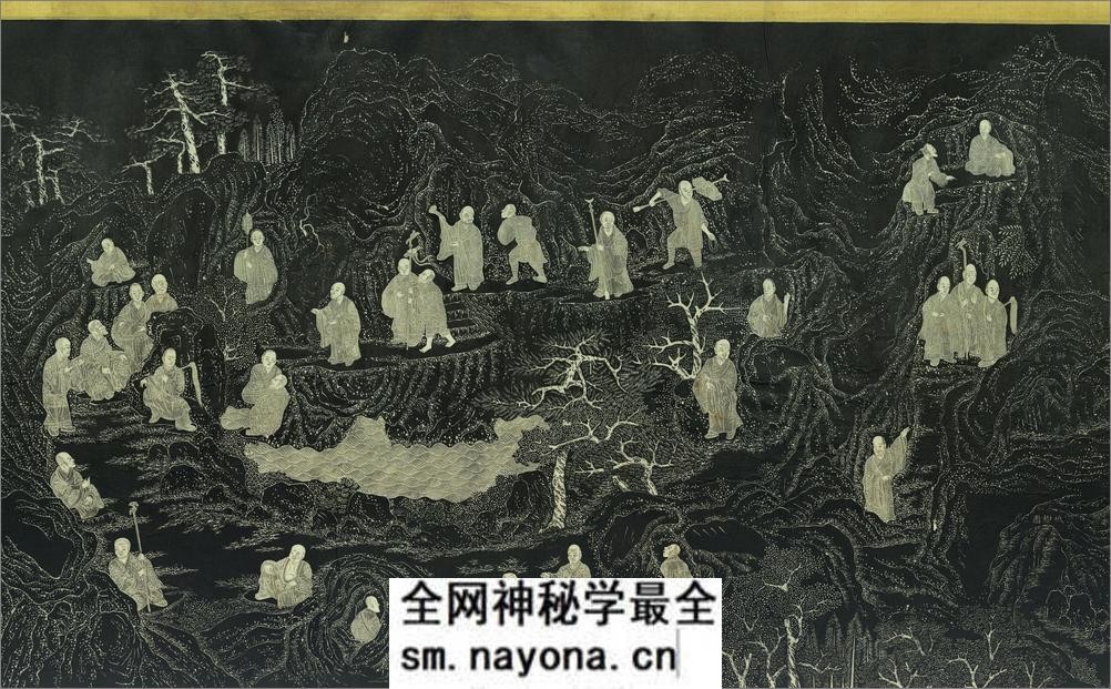 万寿山五百罗汉图.清王方岳绘图.清乾隆二十二年刻石.初拓本 - 第3页预览图