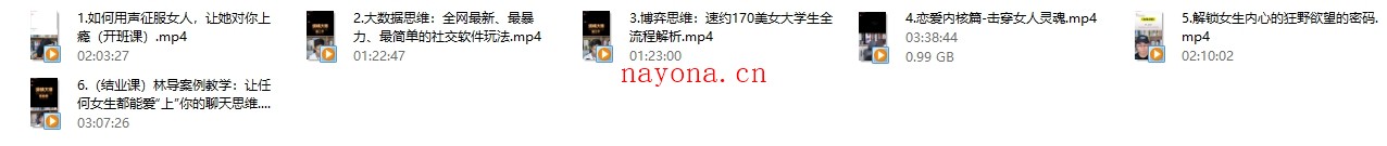 七分学堂《调情大师》
