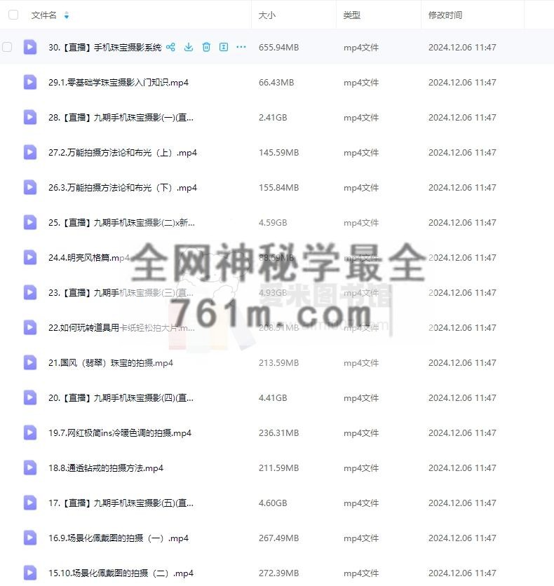 大萌《珠宝人必备的手机摄影课第九期》