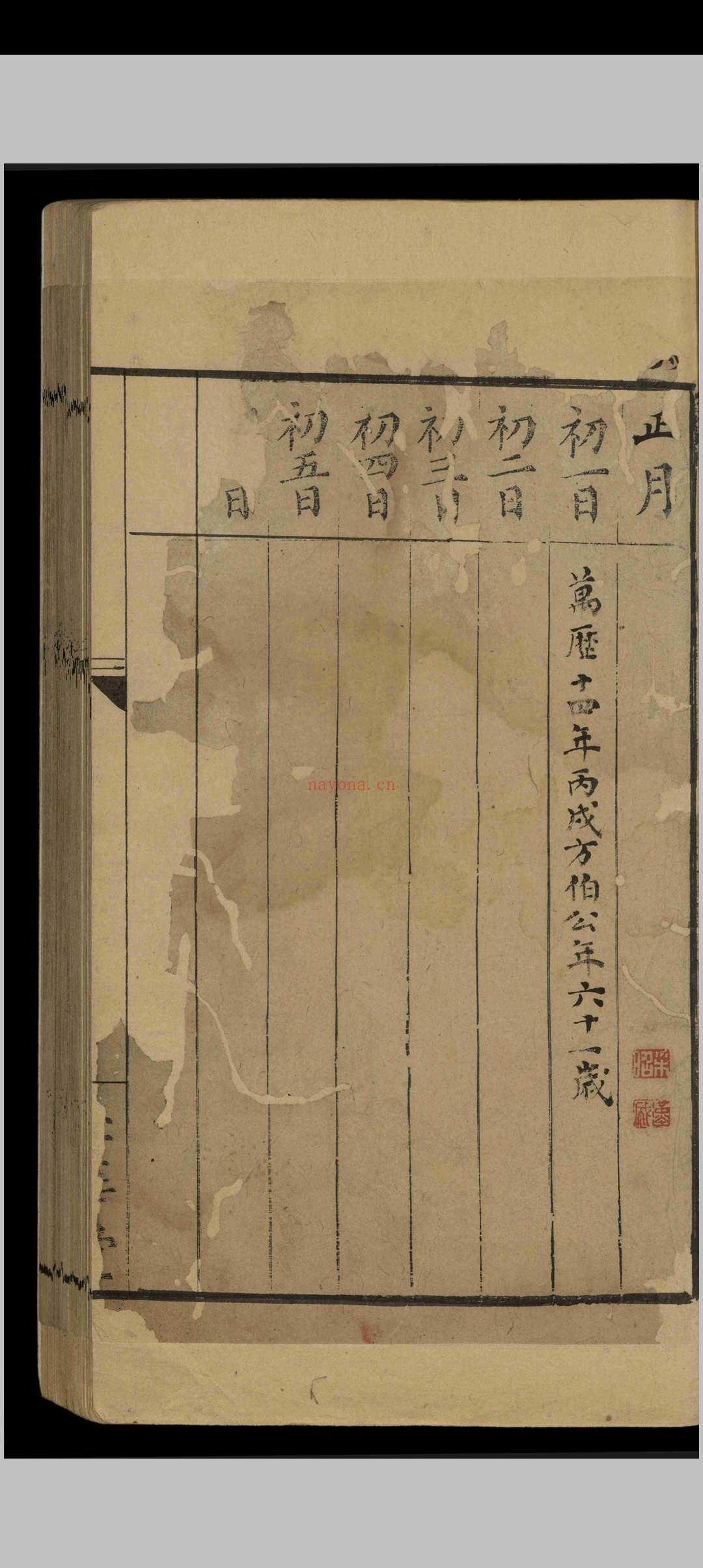 玉华堂日记.不分卷.潘允端.明万历十四年至二十九年