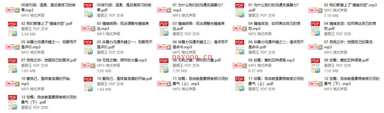 席瑞《非暴力沟通精读班》12讲