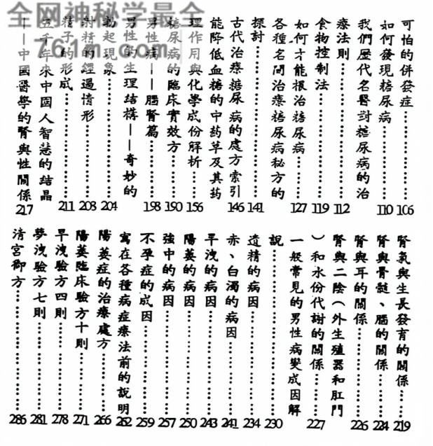 祖传奇效秘方