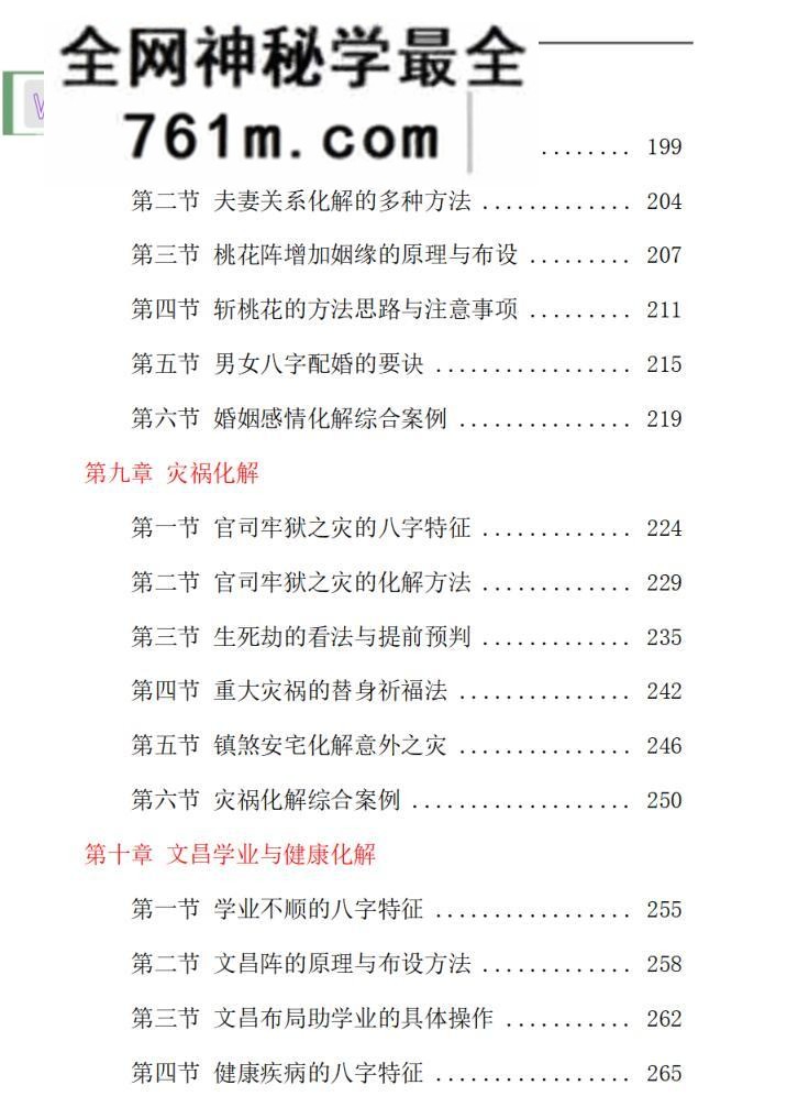 《道家八字化解指导册》九龙道长
