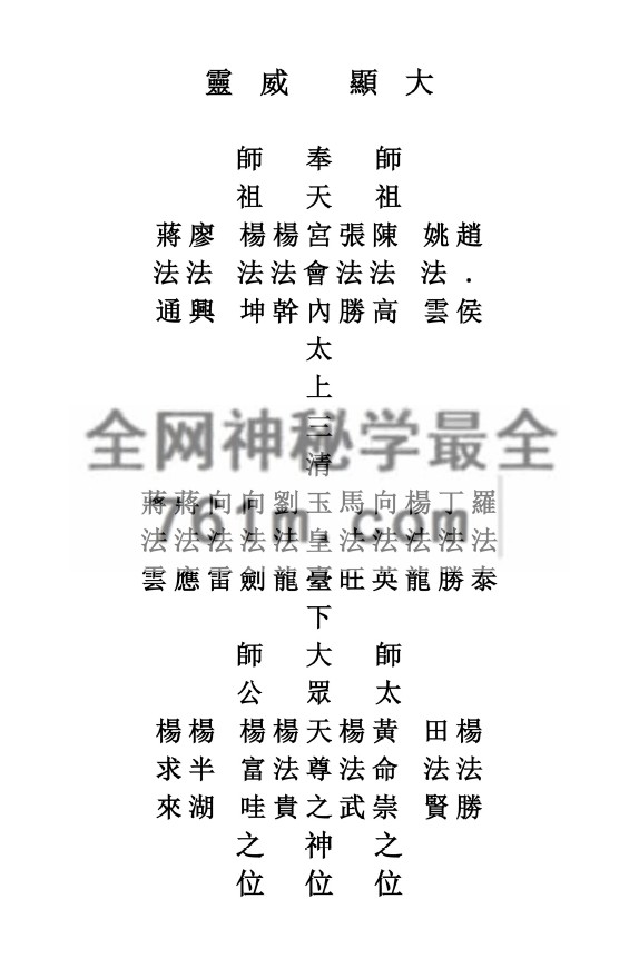 YXG0072 《正一元皇法》46页