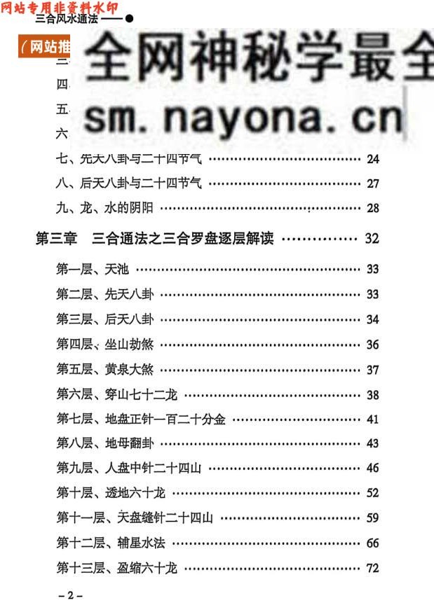 《三合通法》阴宅要诀,三合风水秘法