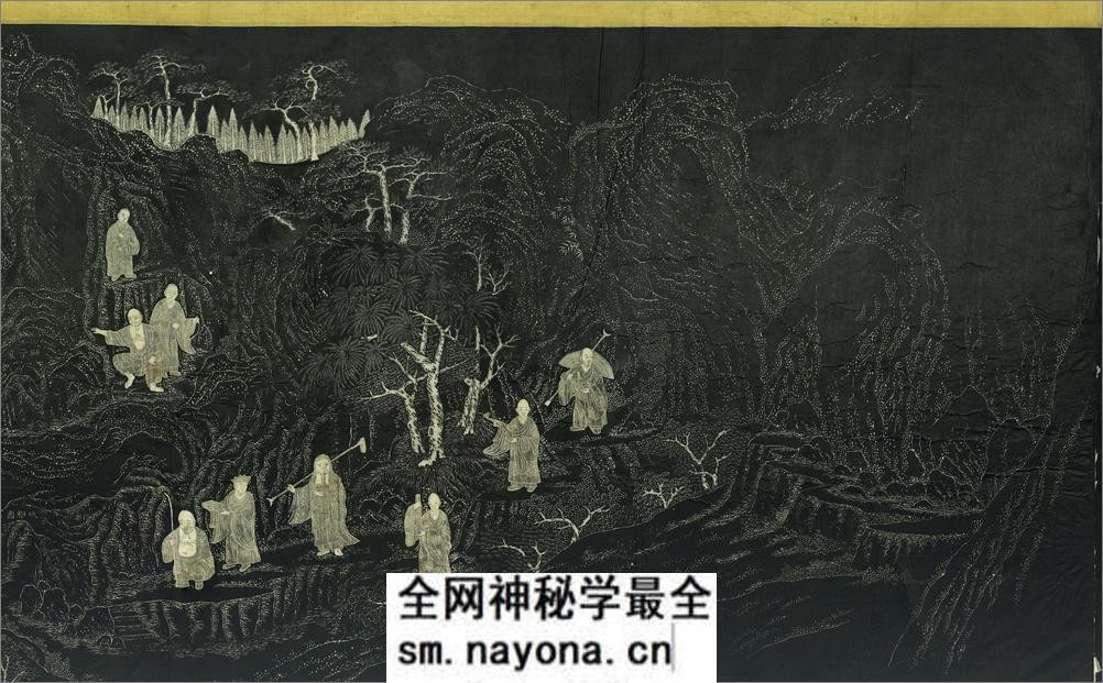万寿山五百罗汉图.清王方岳绘图.清乾隆二十二年刻石.初拓本 - 第2页预览图