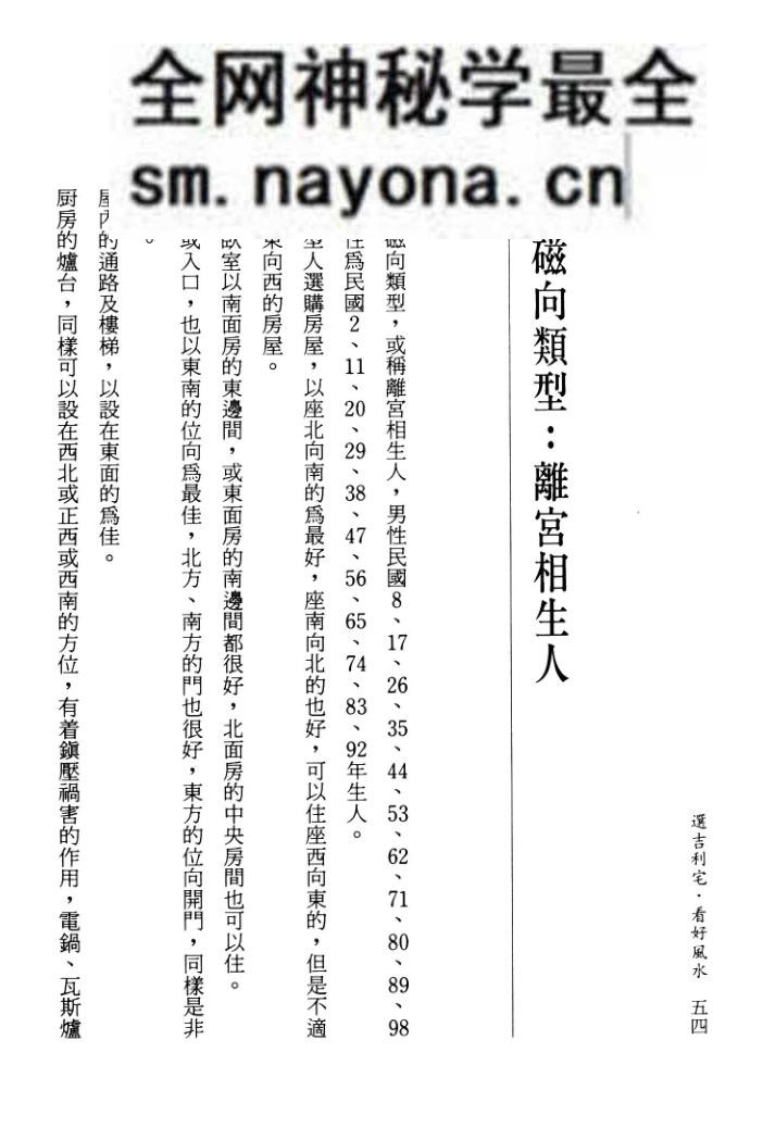 《选吉利宅看好风水》 飞云山人