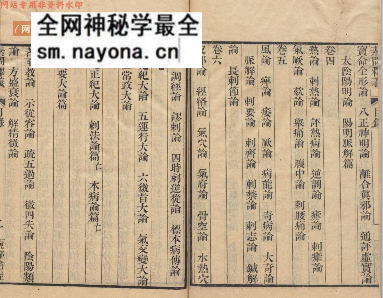 《素问釈义》