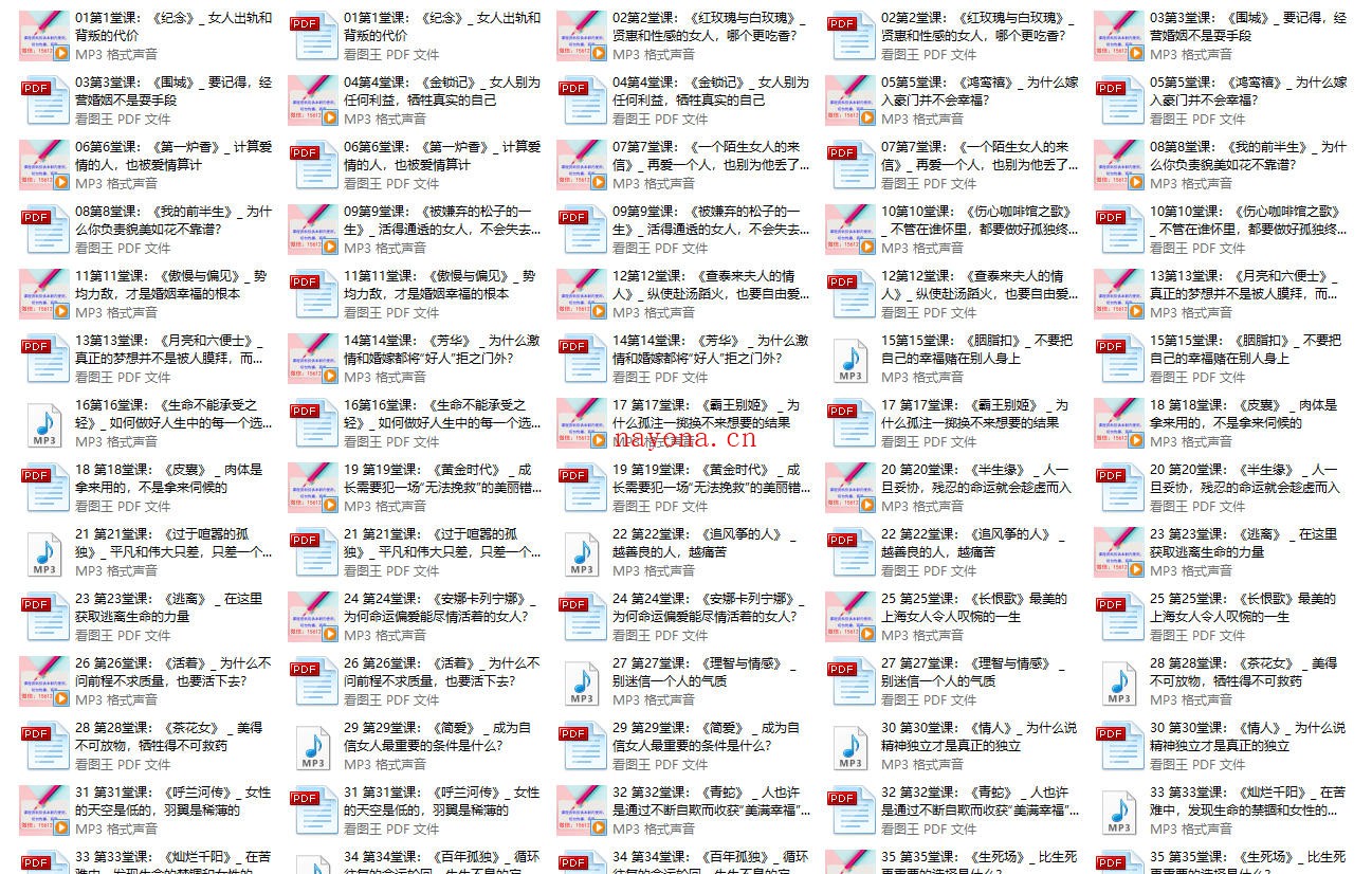 快速升值,优质女人必读的40部经典名着