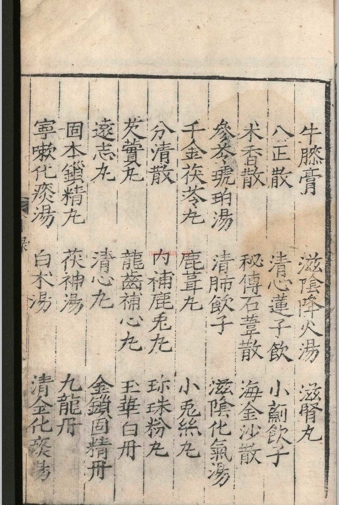 医学统旨.六卷.叶文龄.明嘉靖十四年