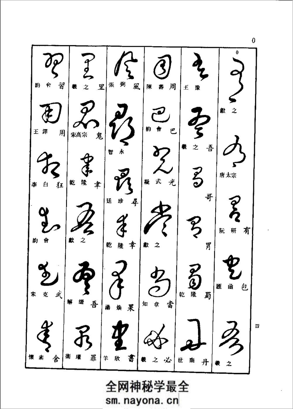 草书查真大字典 - 第17页预览图