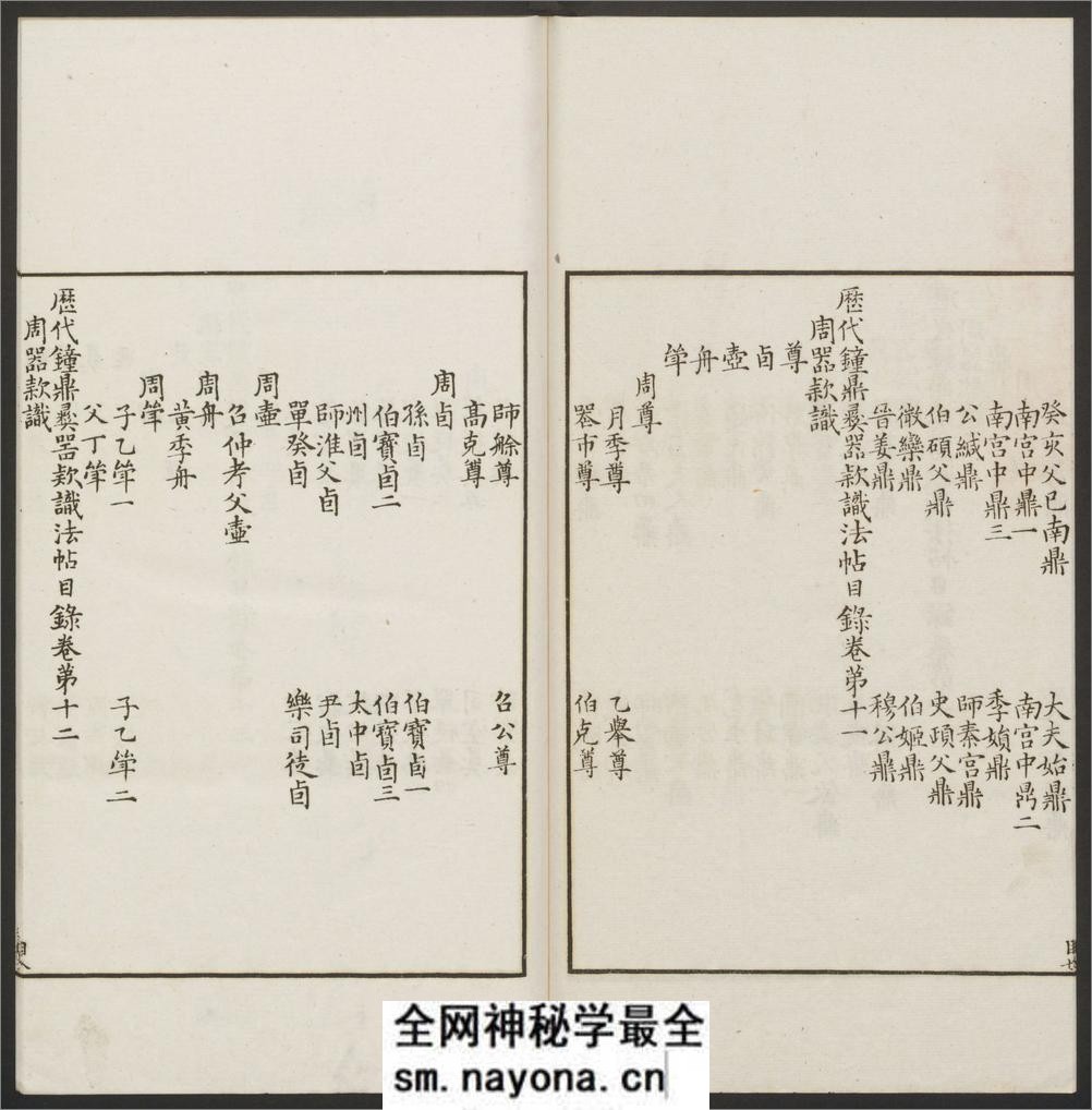 历代钟鼎彝器款识法帖.20卷.宋薛尚功撰.民国24年.海城于氏景印明崇祯朱氏刻本 - 第19页预览图