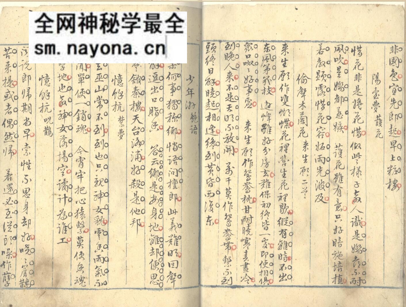 《笠翁偶集颐养部一卷》