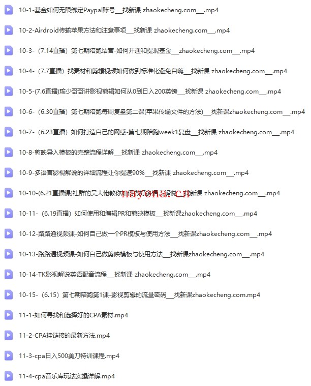 从0基础到精通进阶TikTok账号运营到变现【Ad-0017】