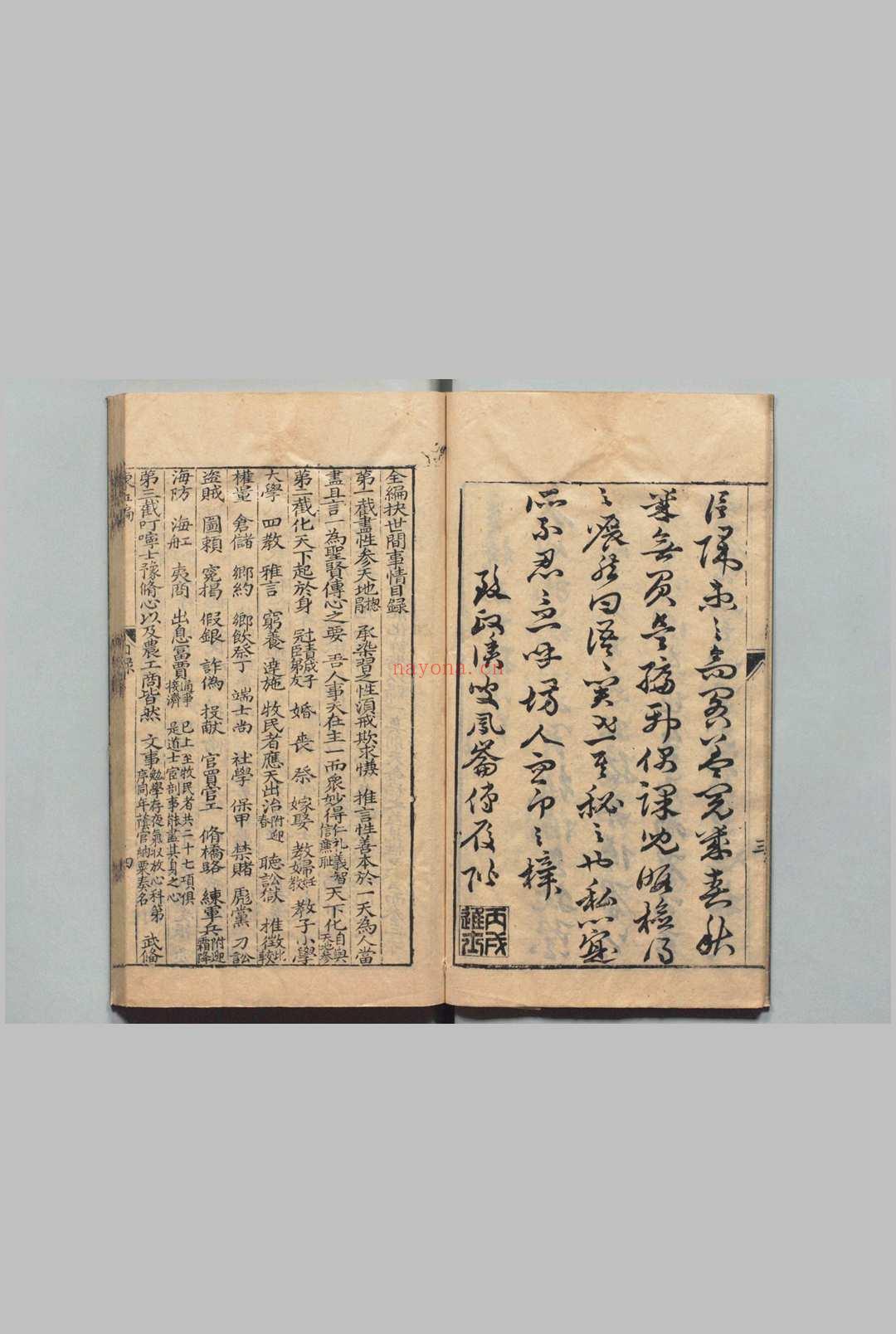 陈眉公先生校阅东丘编 尹觐 明刊本