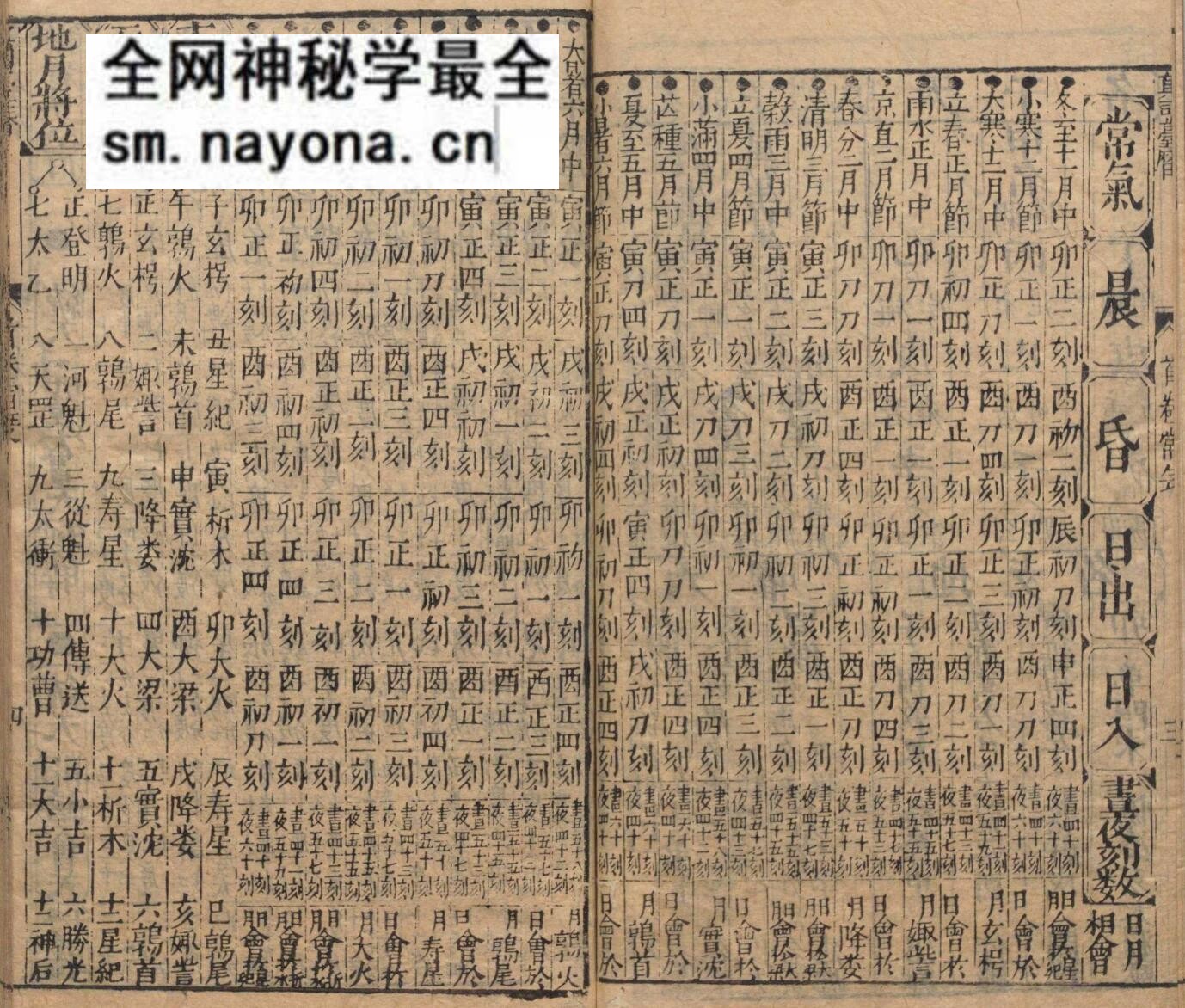 司台历数《袖里璇玑》