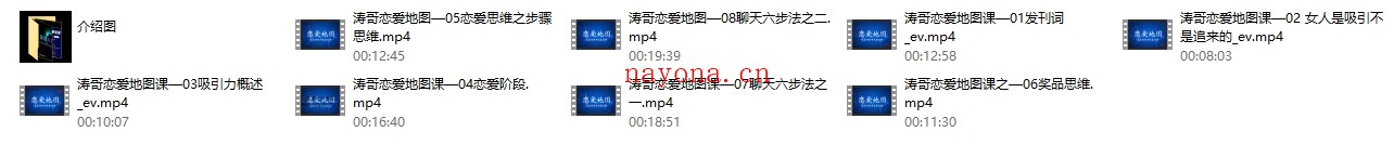 涛哥《恋爱地图课》