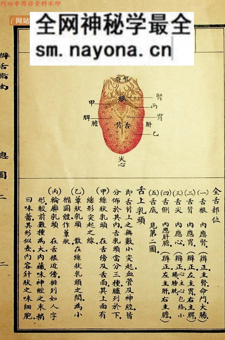 中医古籍《彩图辨舌指南》曹炳章