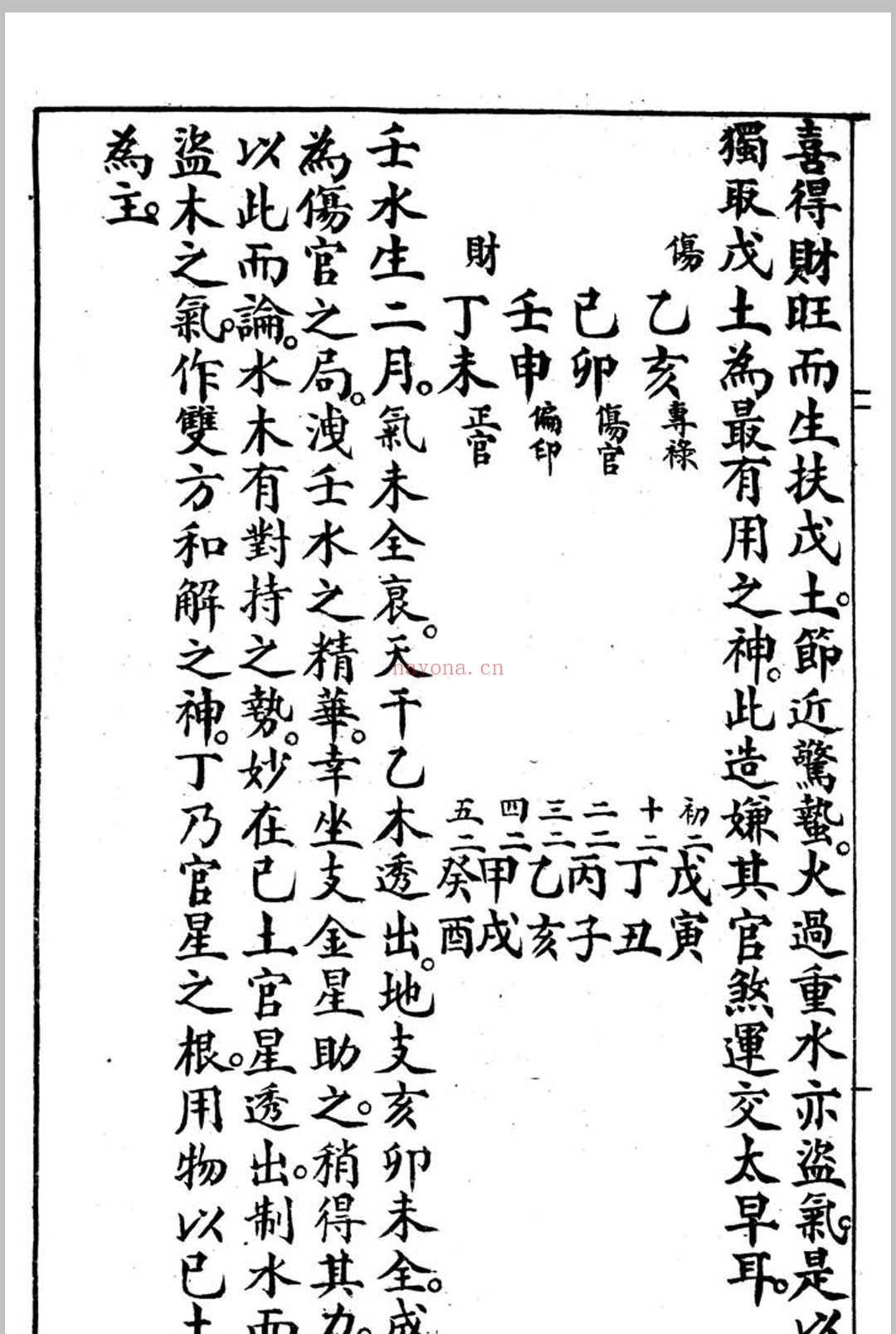 命理用神精华(原本)