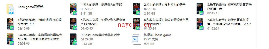 乌鸦救赎《连招4.0 Boss game》9节完整版,含音频+发布会课件