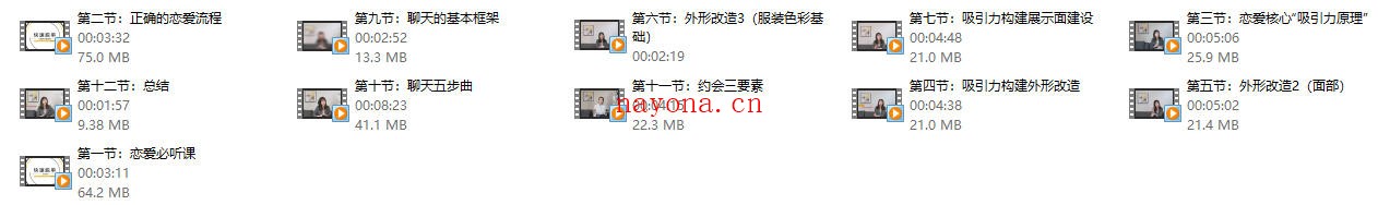 小怡子《快速脱单》恋爱必备攻略12节