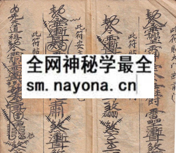 灵符科式  （原书）