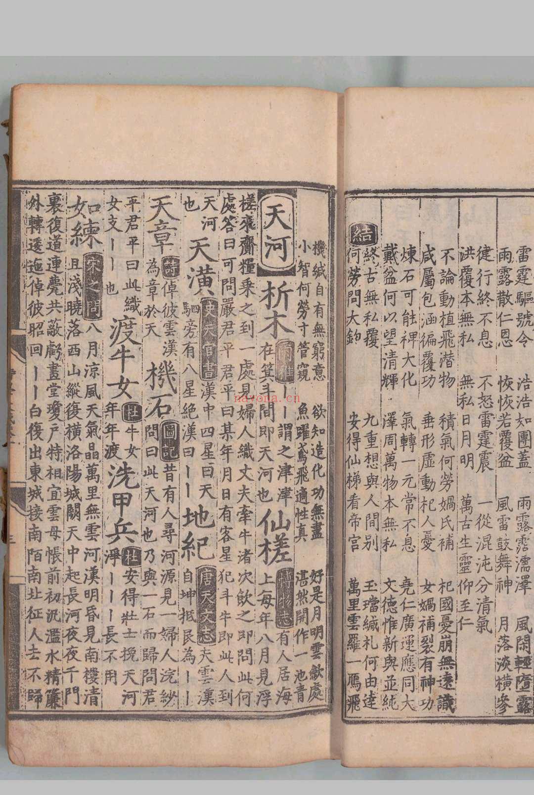 联新事备诗学大成 30卷 林桢(元)刊本 ,明 , 经厂