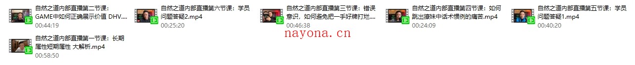 2024Ryan瑞恩新作《自然之道PLUS+内部私享会6节》
