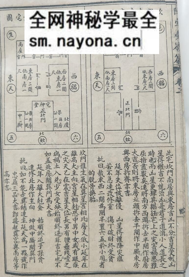 风水阳宅古籍《详图阳宅爱众篇》