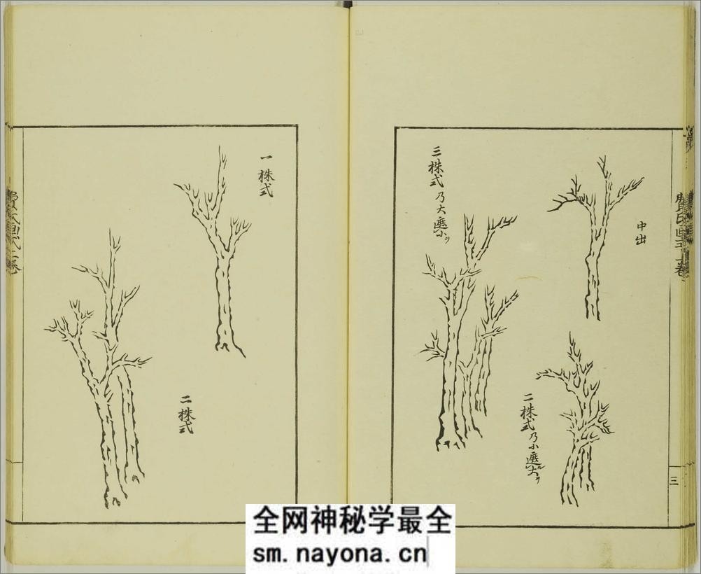费汉源山水画式.上中下卷.清费汉源撰.天明9年和刊本.1789年 - 第16页预览图