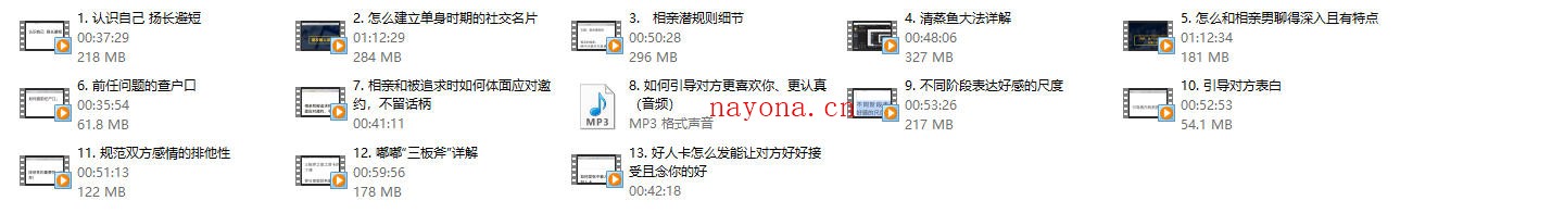 社嘟嘟《相亲2:进阶篇》