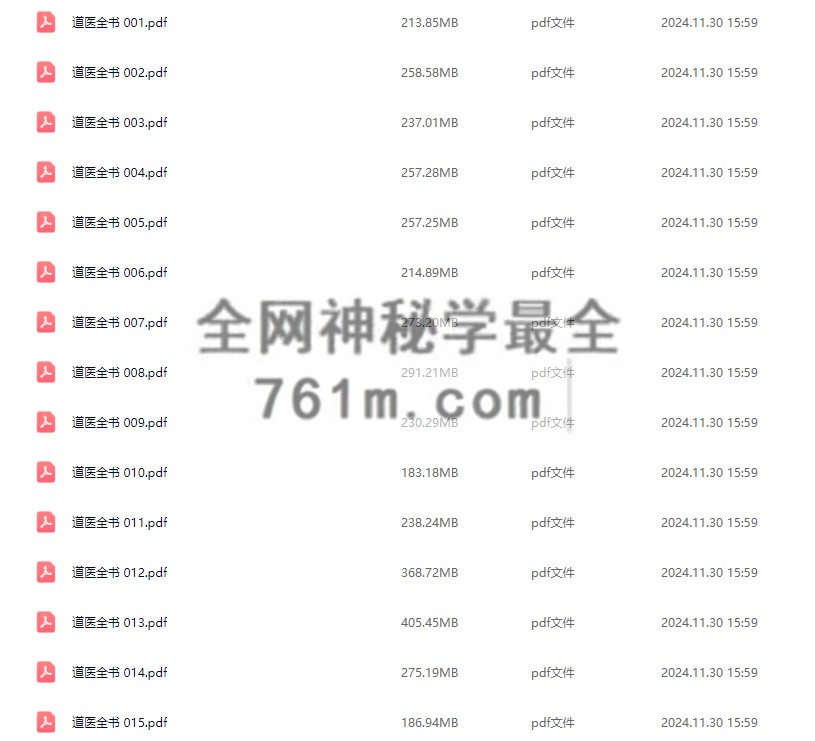 道医全书(106册合集)pdf 百度云下载 YXG0054