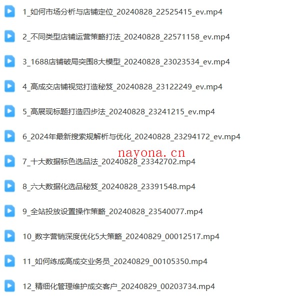 阿里巴巴运营实战课:市场洞察、策略布局、业绩增长全攻略【Af-0019】
