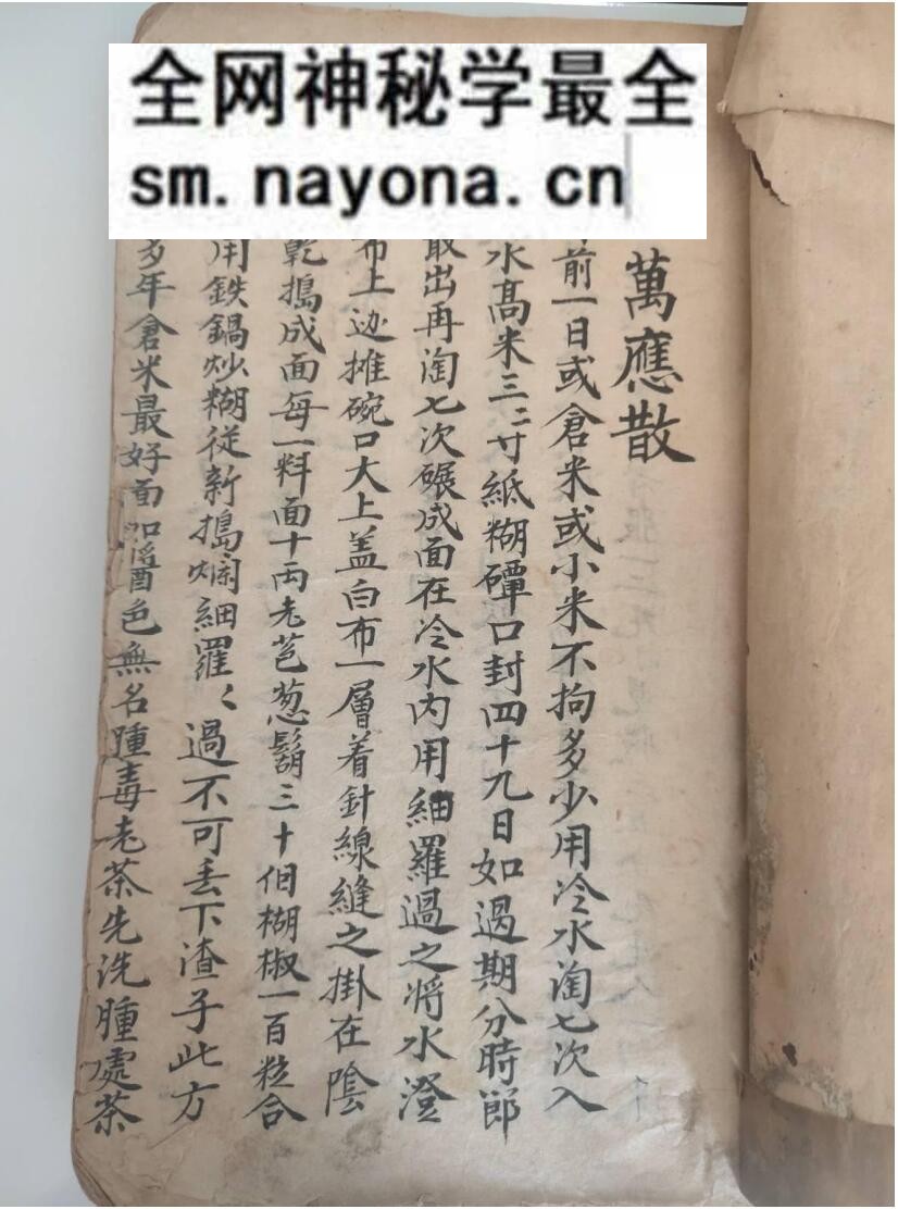 中医方书古籍《清代宫廷御医抄本医书》