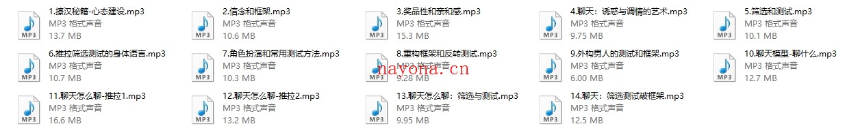 EAN高级撩汉课程《EAN撩汉秘术+洗Nao术》