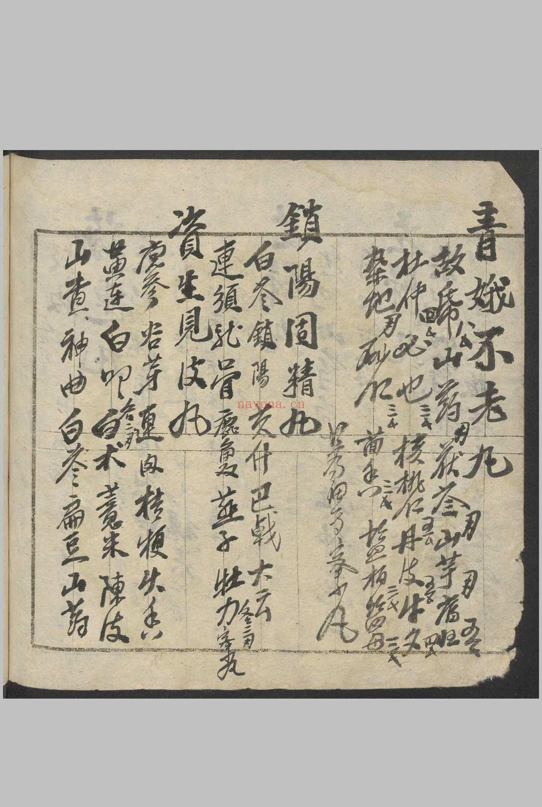 中西药方抄 , 1900