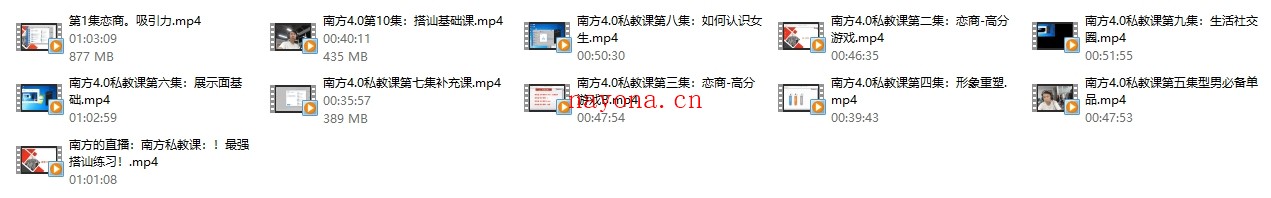 浪迹私教课程《南方私教4.0》