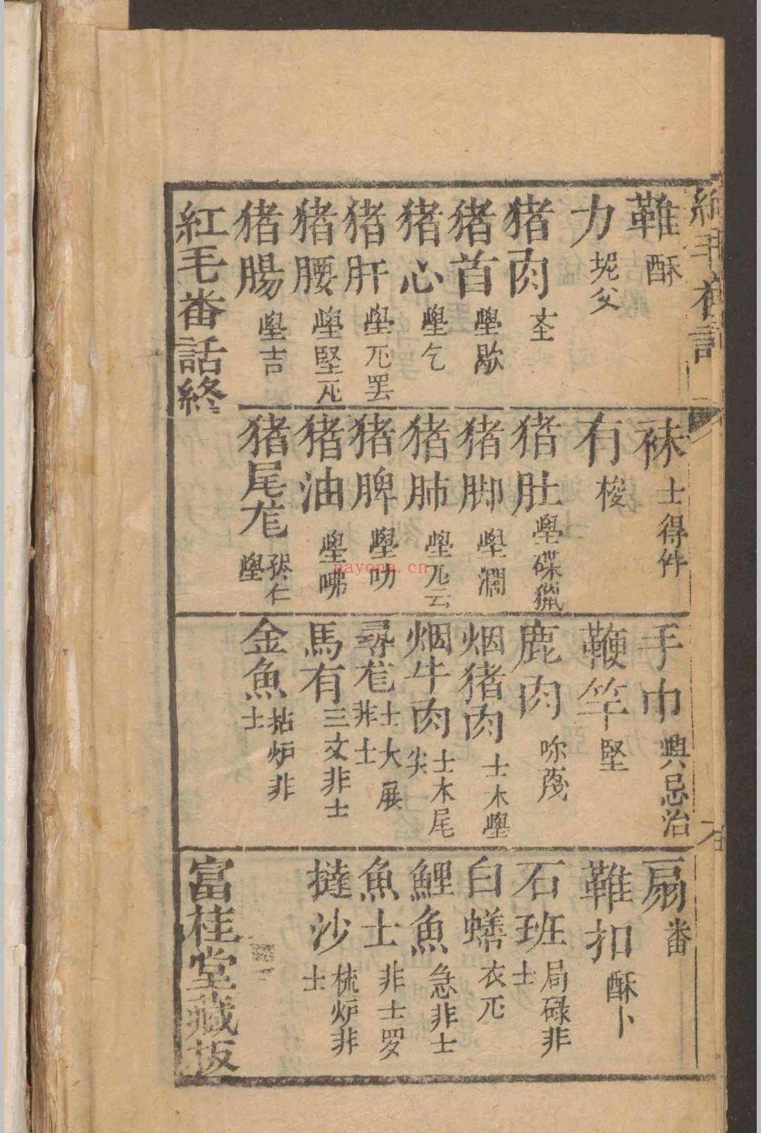 红毛番话贸易须知