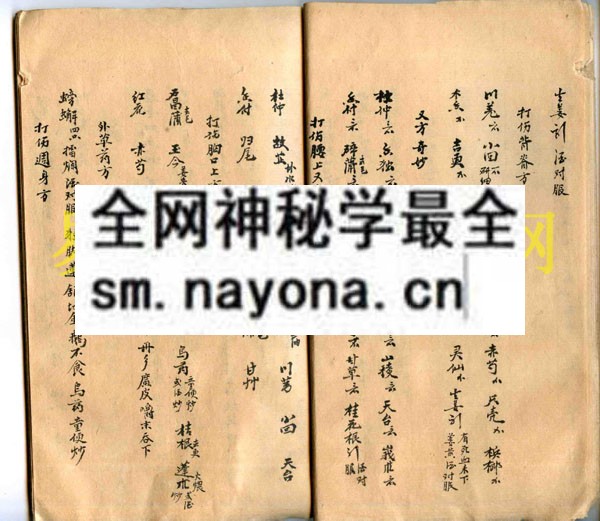 符咒伤科中医古本  (电子版）