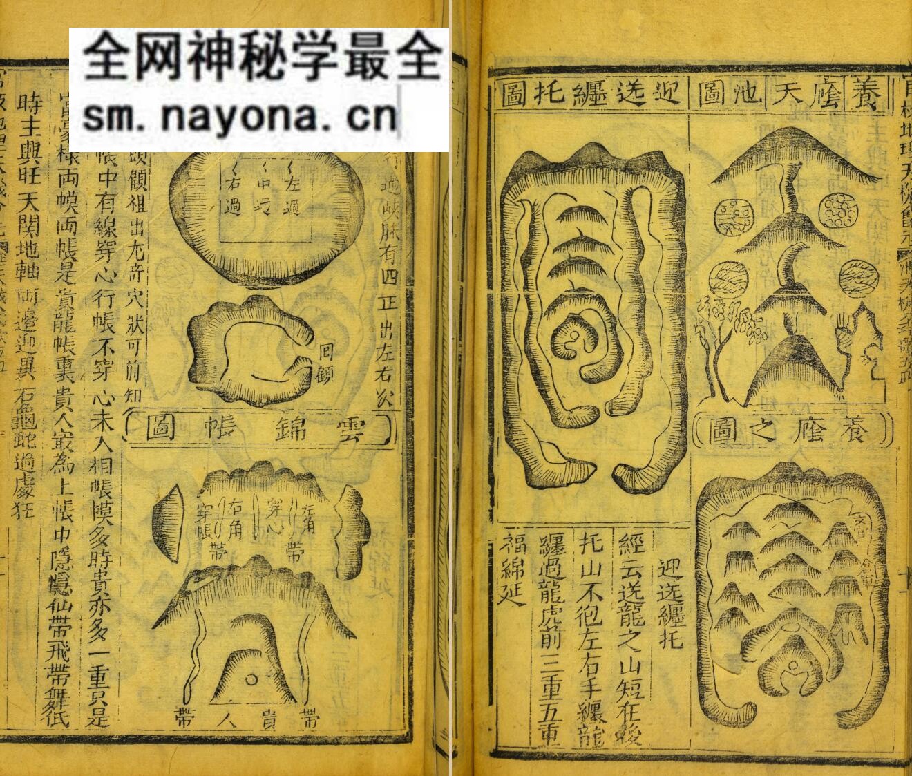 风水古籍《重镌地理天机会元》14本31卷