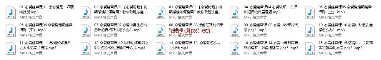 陈璐老师《魅力女性恋爱课》