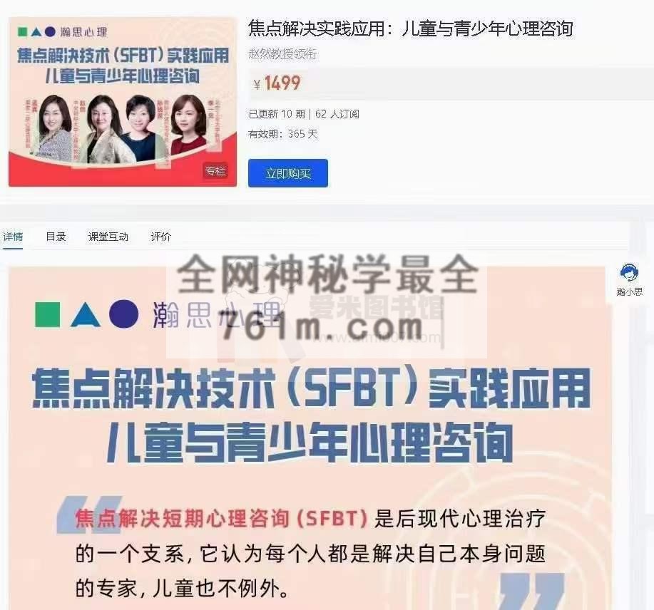 焦点解决实践应用:儿童与青少年心理咨询